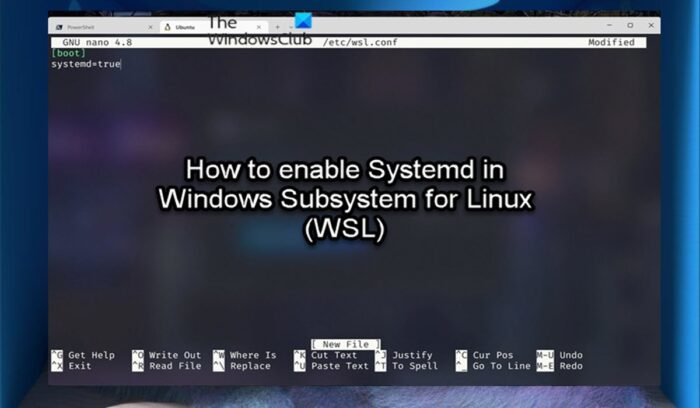 Comment activer Systemd sur le sous-système Windows pour Linux (WSL)