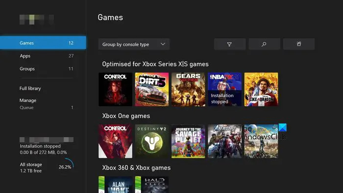   Xbox Series X-Spiele und -Apps