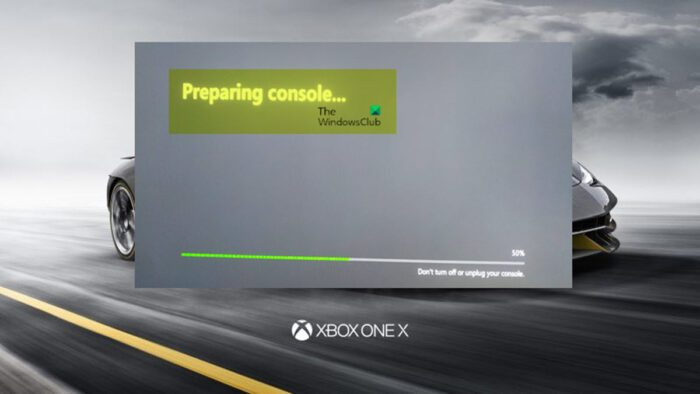 Xbox कंसोल स्क्रीन तैयार करने पर अटक गया