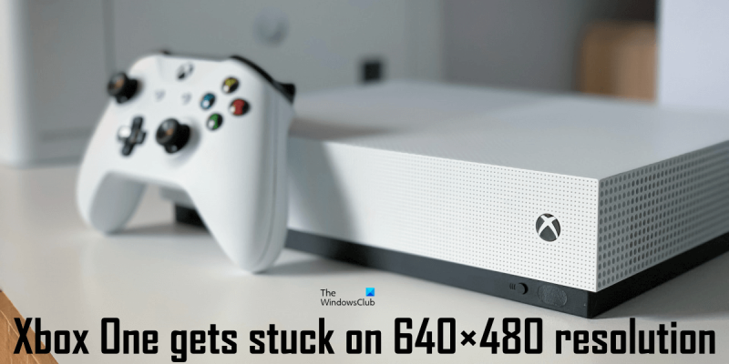 Xbox One קופא ברזולוציה של 640x480
