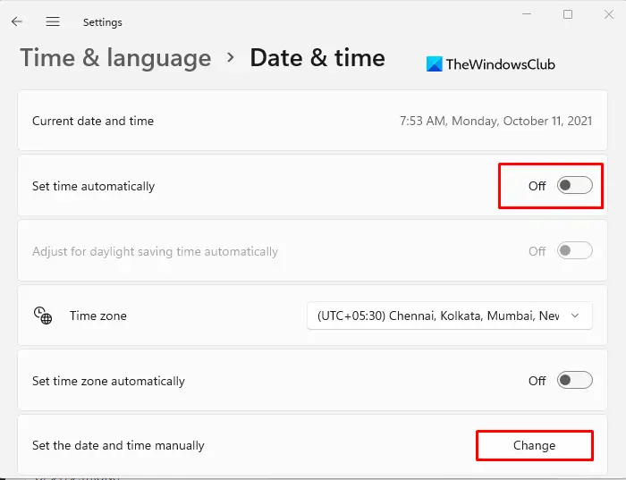   Как изменить время и дату в Windows 11