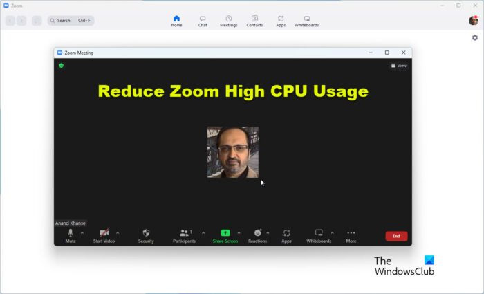 كيفية تقليل استخدام وحدة المعالجة المركزية Zoom High CPU
